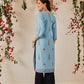 Women's Cotton Printed Straight Kurta