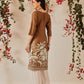 Women's Rayon Cotton Slub Regular Straight Printed Kurta