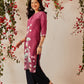Women's Rayon Cotton Slub Regular Straight Printed Kurta