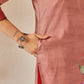 Women's Cotton Rayon Floral Straight Long Kurti