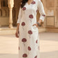 Digital Printed Poly Cotton Regular Straight Kurta