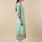 Women’s Casual Wear Rayon Blend Straight Kurta with Digital Print Keyhole Neck