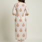 Women’s Casual Wear Rayon Blend Straight Kurta with Digital Print Keyhole Neck