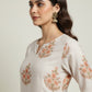 Women’s Casual Wear Rayon Blend Straight Kurta with Digital Print Keyhole Neck