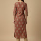 Women’s Casual Wear Rayon Blend Straight Kurta with Digital Print Keyhole Neck