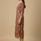 Women’s Casual Wear Rayon Blend Straight Kurta with Digital Print Keyhole Neck