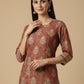 Women’s Casual Wear Rayon Blend Straight Kurta with Digital Print Keyhole Neck