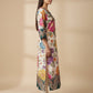 Women’s Casual Wear Rayon Blend Straight Kurta with Digital Print Keyhole Neck