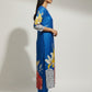 Women’s Casual Wear Rayon Blend Straight Kurta with Digital Print Keyhole Neck