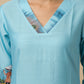 Women’s Casual Wear Rayon Blend Straight Kurta with Digital Print