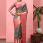 Banarasi Art Silk Digital Printed Kalamkari Saree