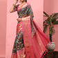 Banarasi Art Silk Digital Printed Kalamkari Saree