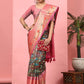 Banarasi Art Silk Digital Printed Kalamkari Saree