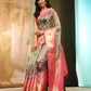 Banarasi Art Silk Digital Printed Kalamkari Saree