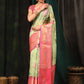 Banarasi Art Silk Digital Printed Kalamkari Saree