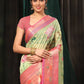 Banarasi Art Silk Digital Printed Kalamkari Saree