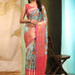 Banarasi Art Silk Digital Printed Kalamkari Saree