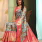 Banarasi Art Silk Digital Printed Kalamkari Saree