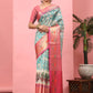 Banarasi Art Silk Digital Printed Kalamkari Saree