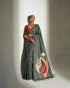 Women's Soft Silk Digital Printed Saree with Designer Pallu & Printed Blouse