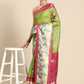 Kanjivaram Soft Silk Digital Printed Zari Woven Saree