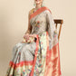 Kanjivaram Soft Silk Digital Printed Zari Woven Saree