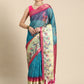 Kanjivaram Soft Silk Digital Printed Zari Woven Saree