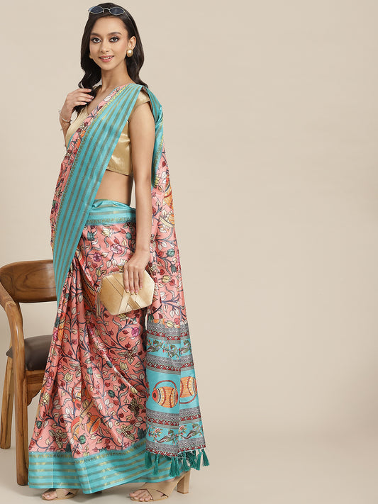 Banarasi Art Silk Digital Printed Saree
