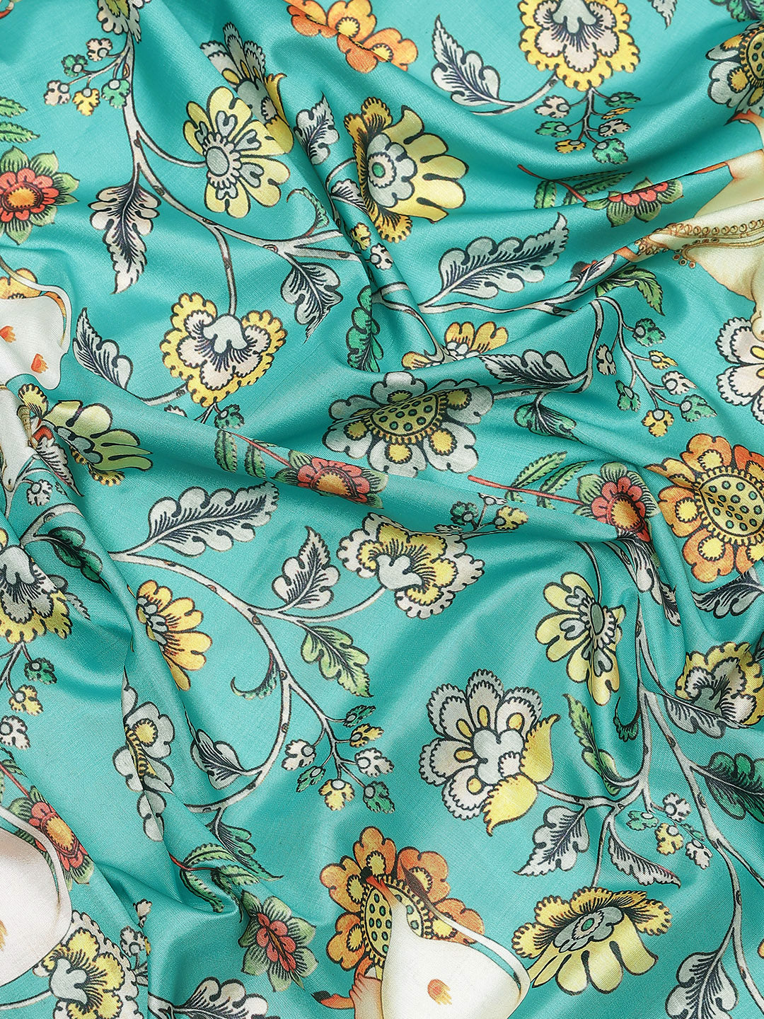 Banarasi Art Silk Digital Printed Saree