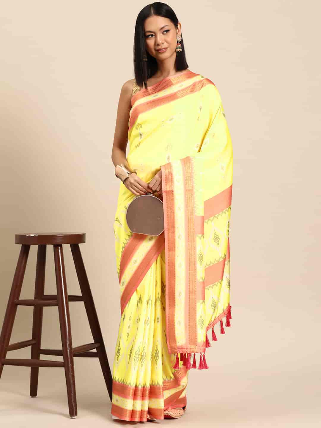 Banarasi Art Silk Digital Printed Saree
