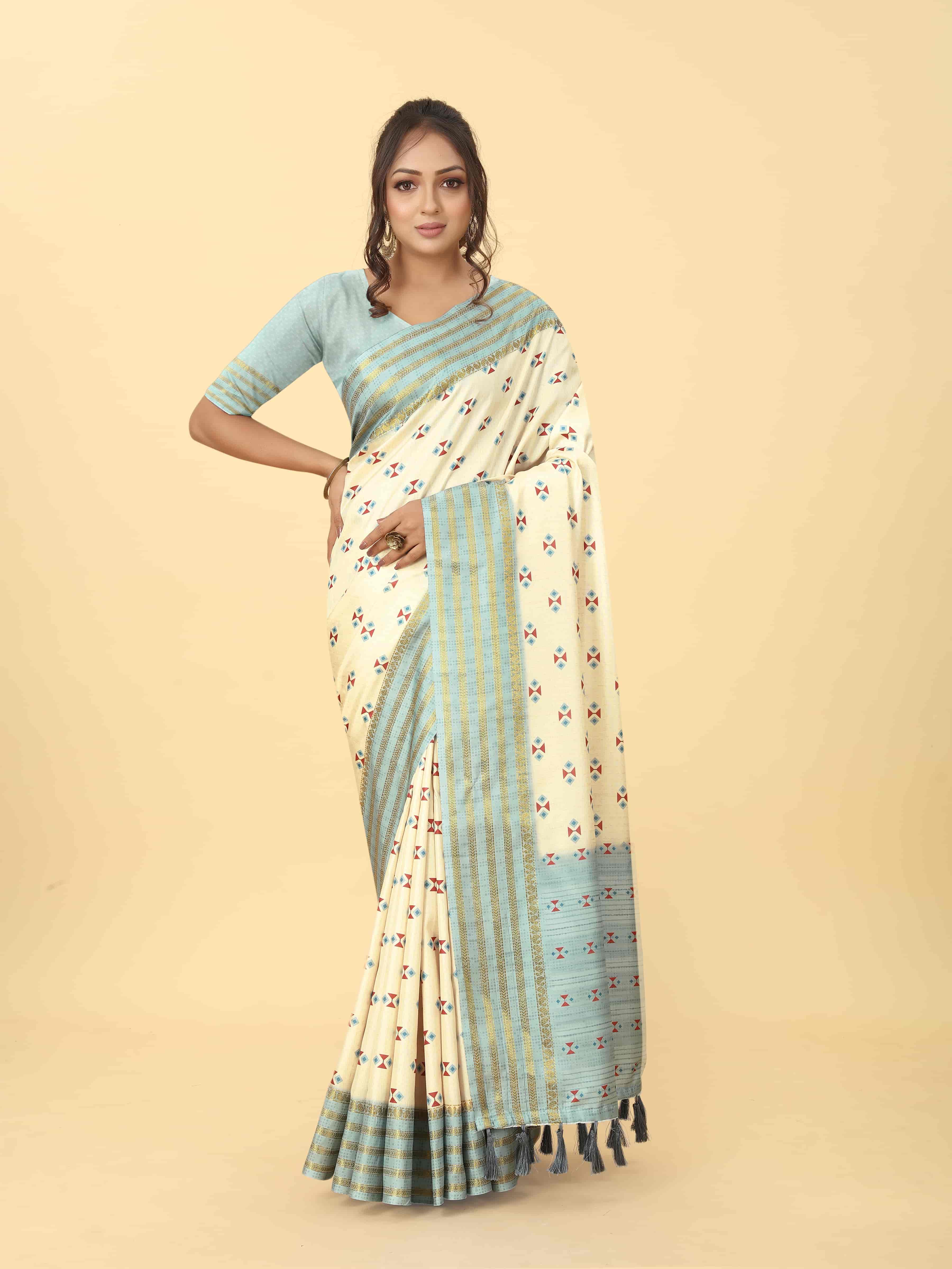 Banarasi Art Silk Digital Printed Saree