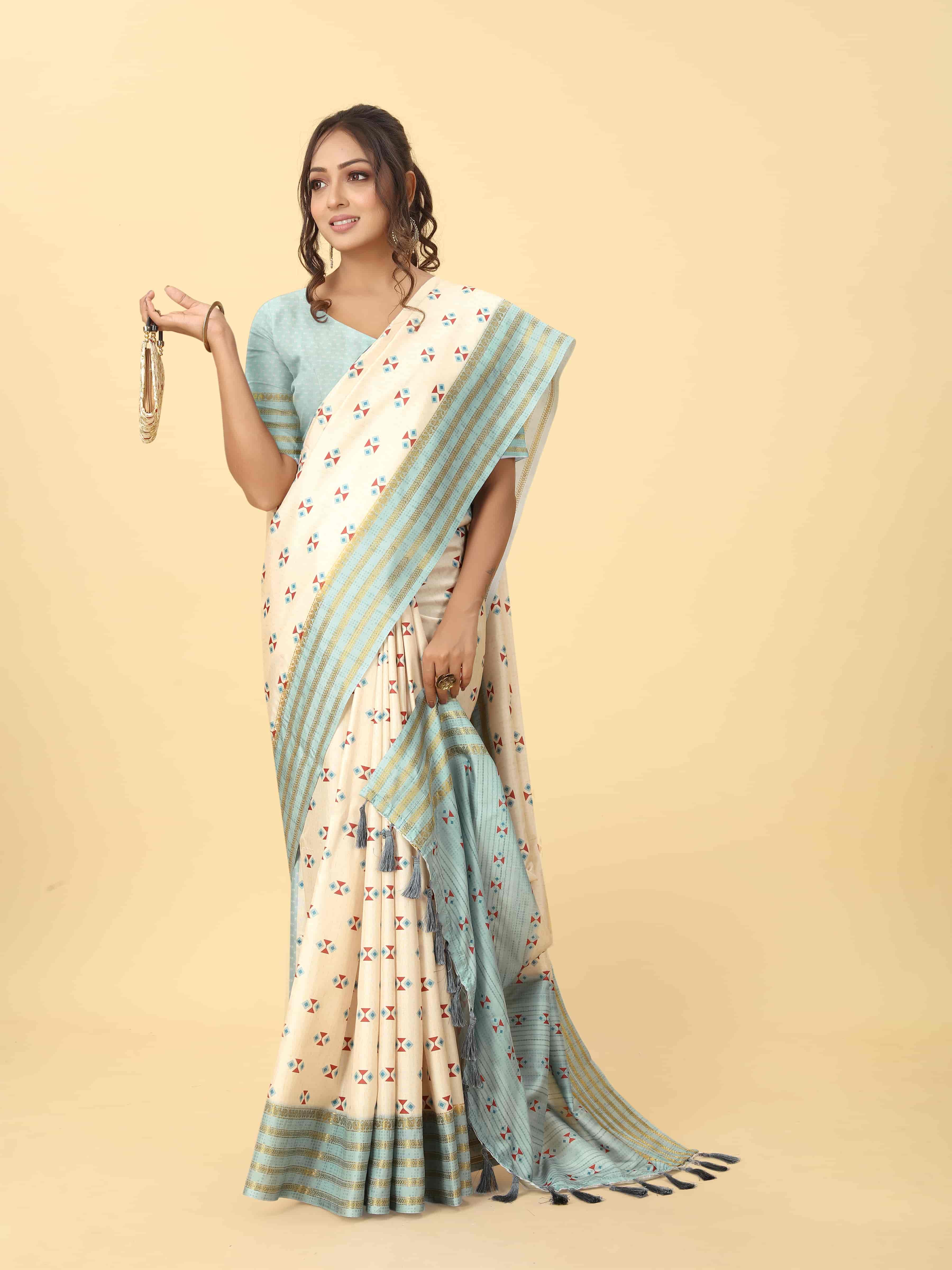 Banarasi Art Silk Digital Printed Saree