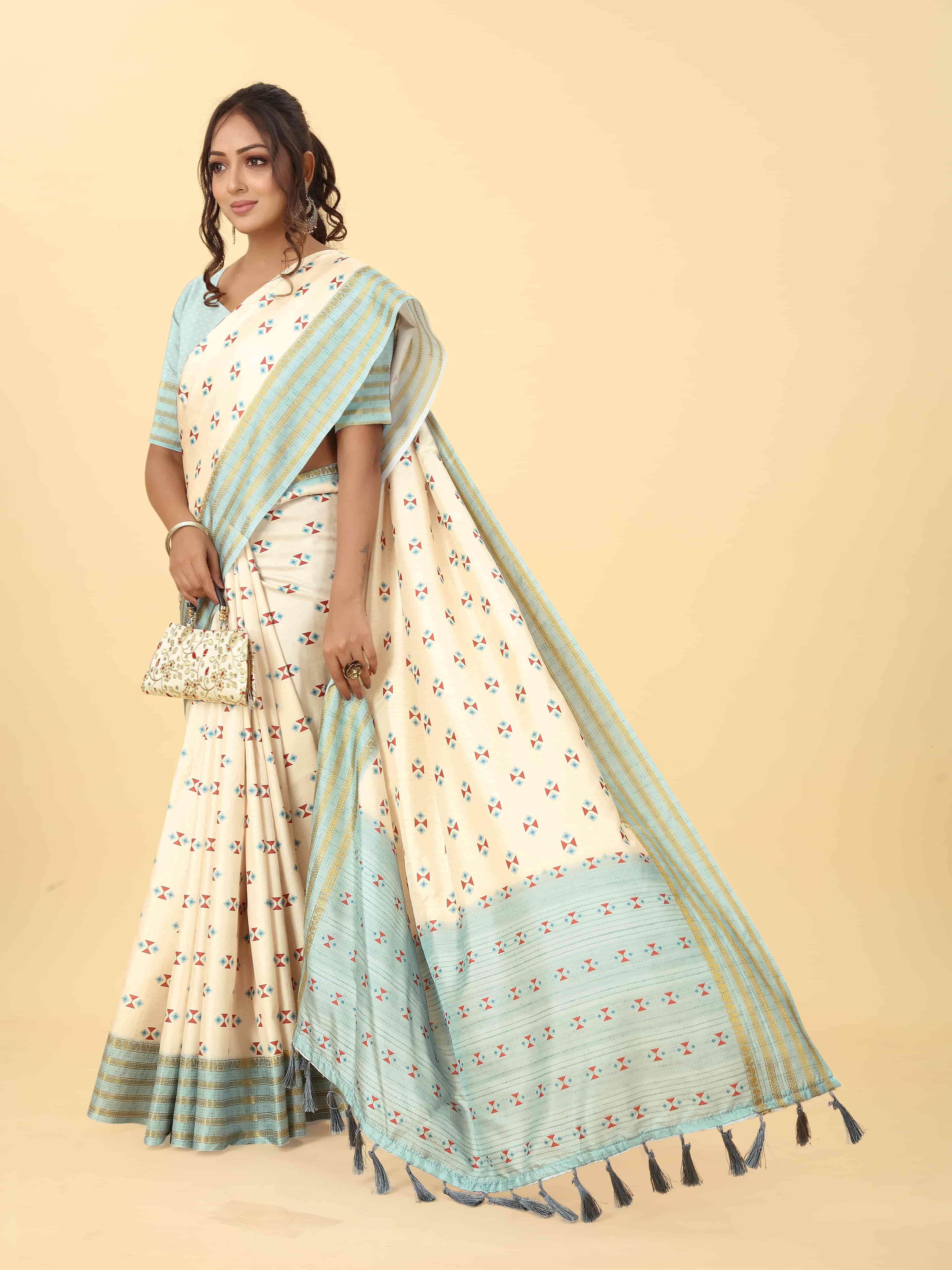 Banarasi Art Silk Digital Printed Saree