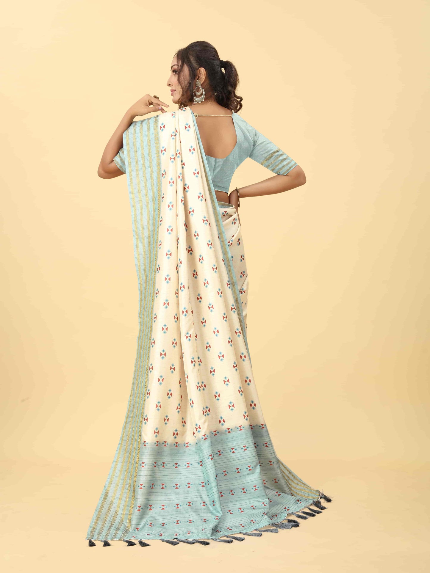 Banarasi Art Silk Digital Printed Saree