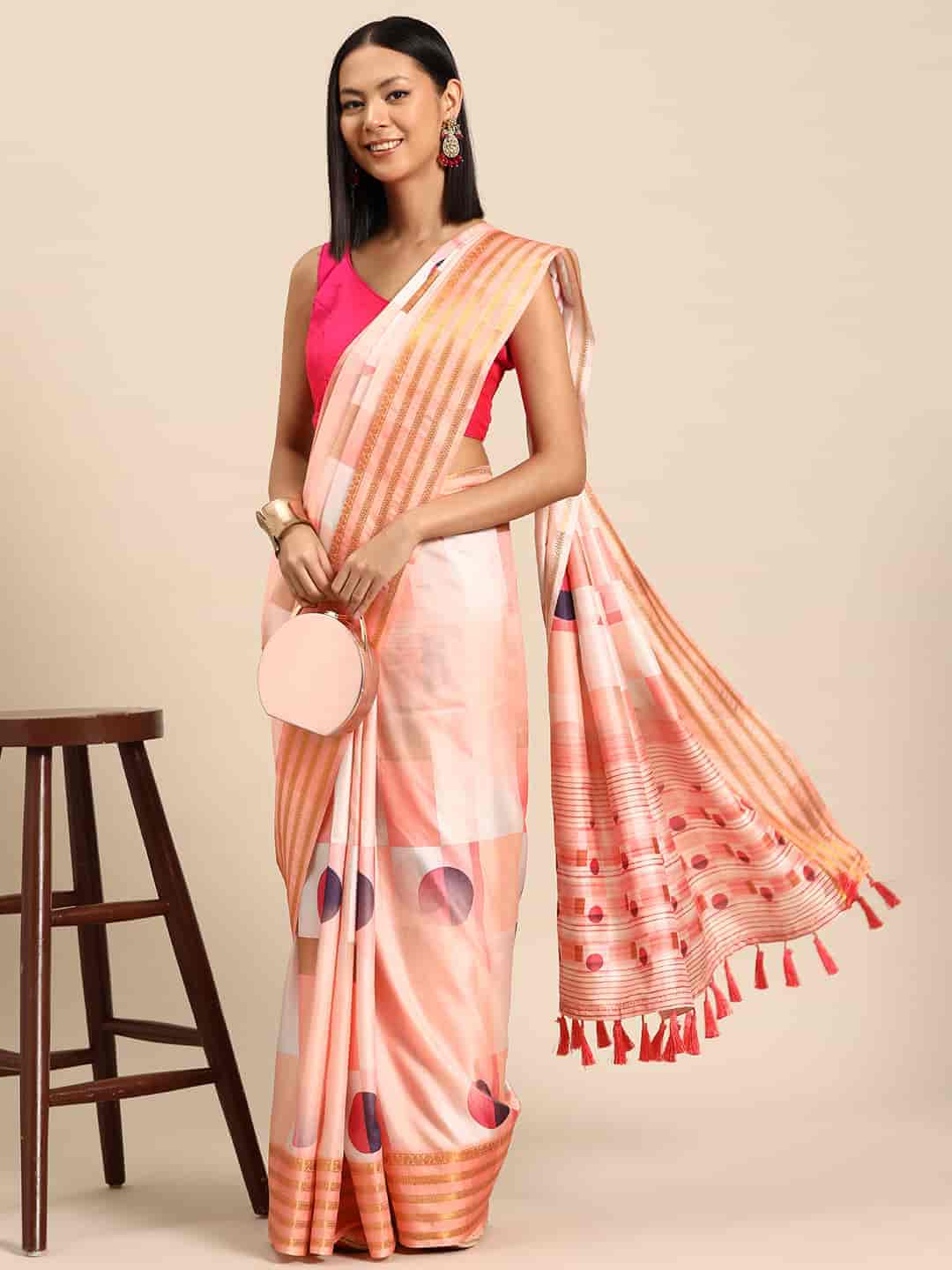 Banarasi Art Silk Digital Print Saree