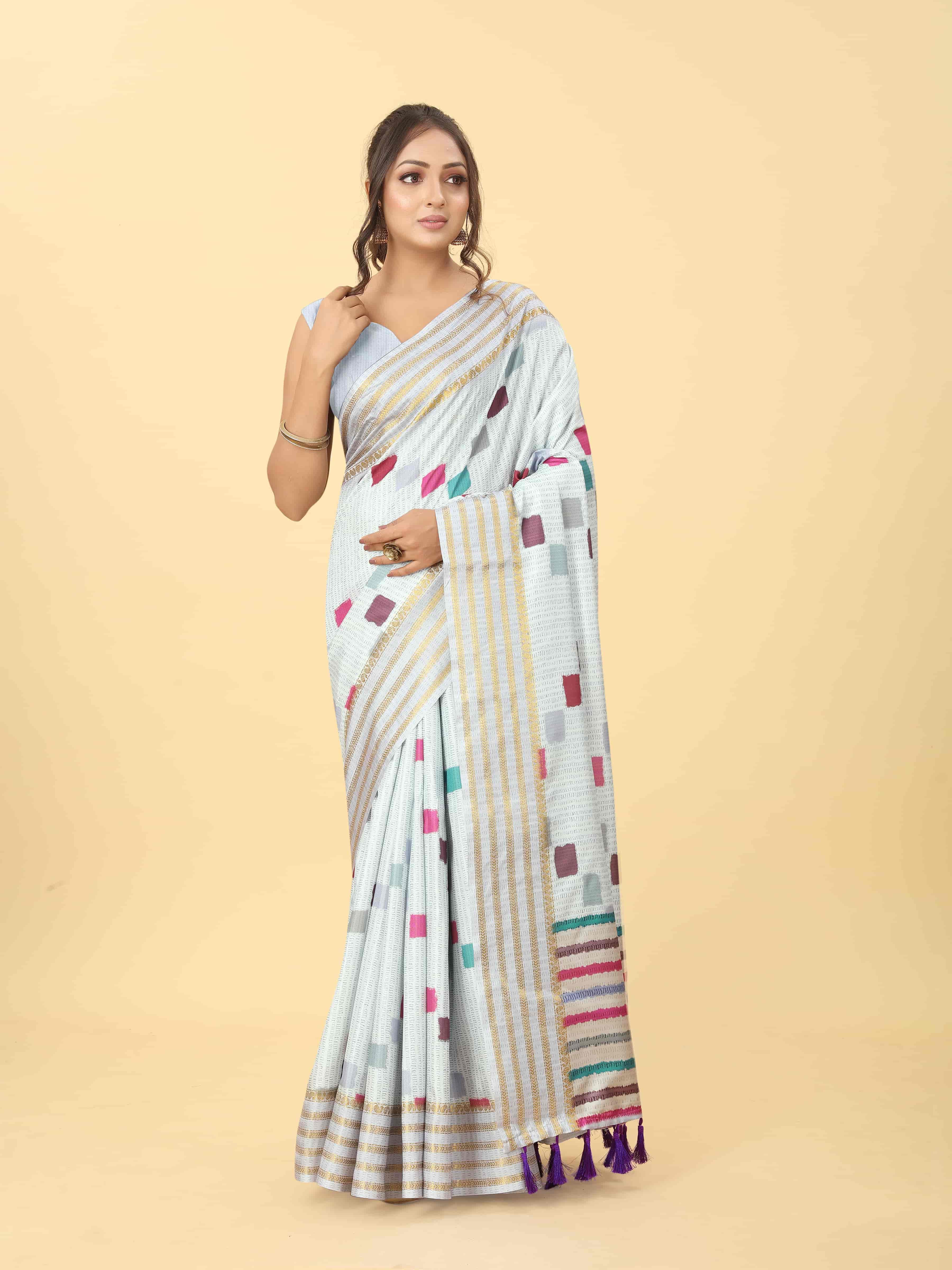 Banarasi Art Silk Digital Print Saree
