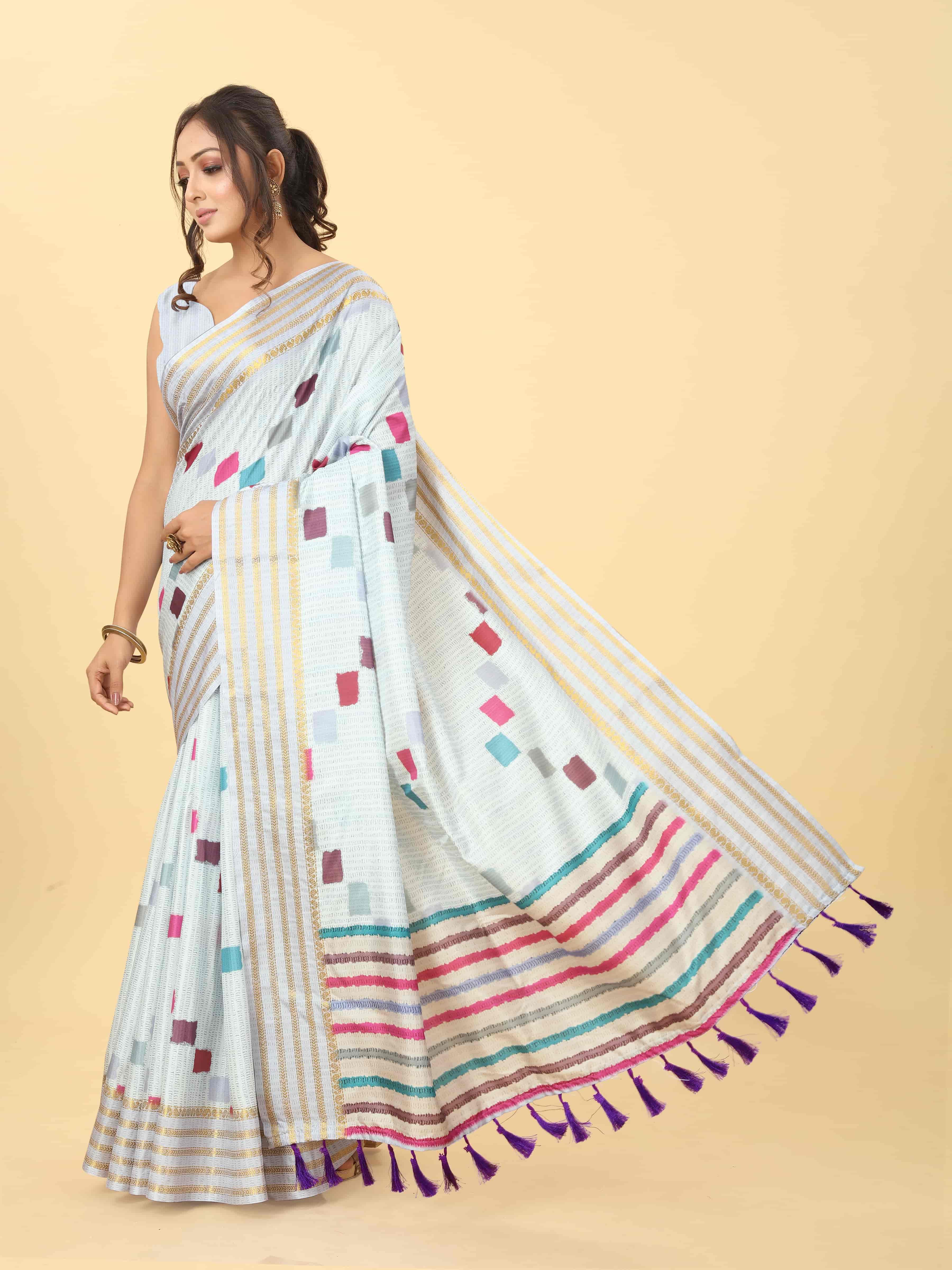 Banarasi Art Silk Digital Print Saree