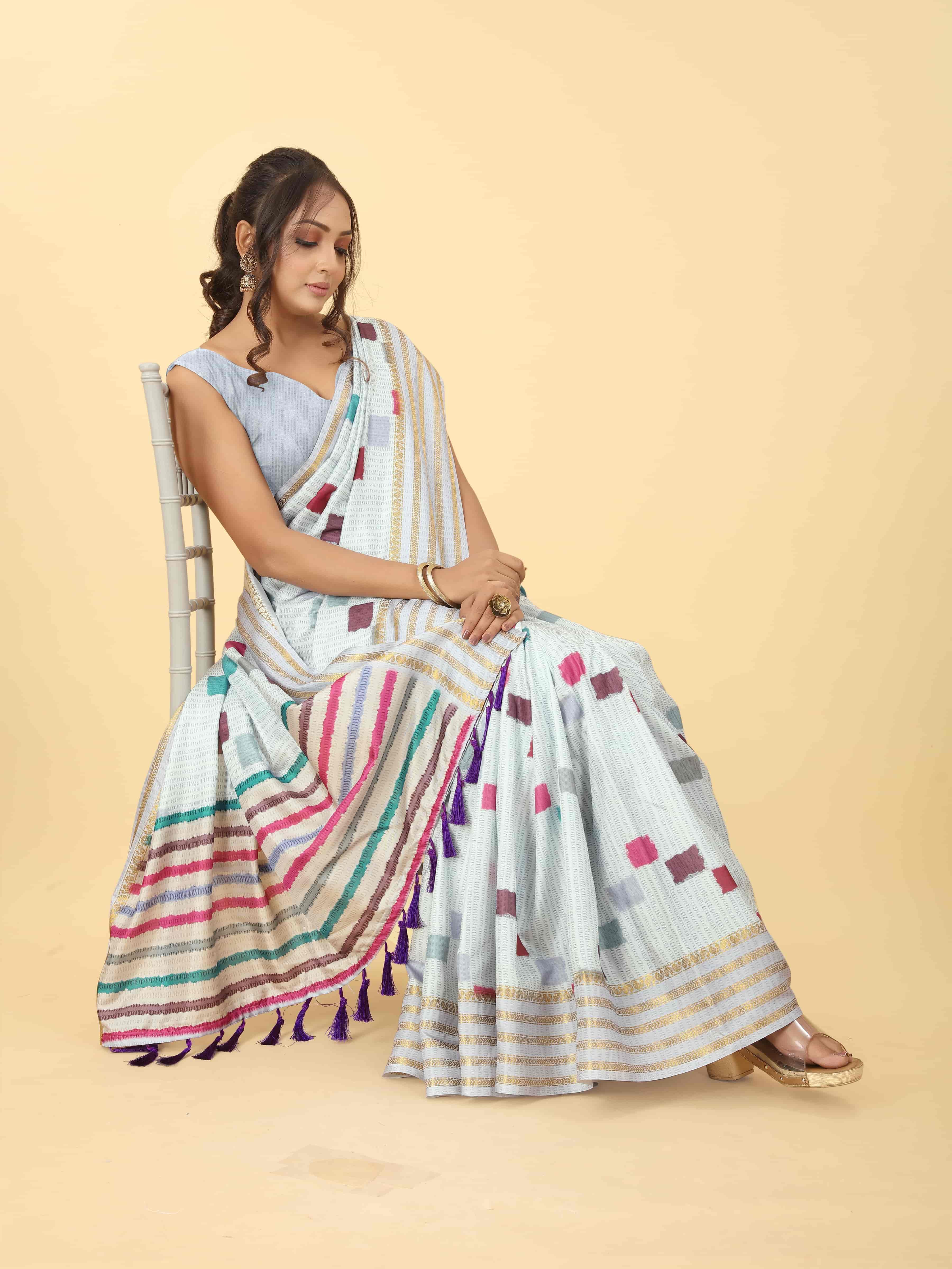 Banarasi Art Silk Digital Print Saree