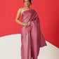 Digital Printed Tussar Silk Solid Checks Work Saree