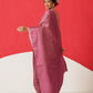 Digital Printed Tussar Silk Solid Checks Work Saree