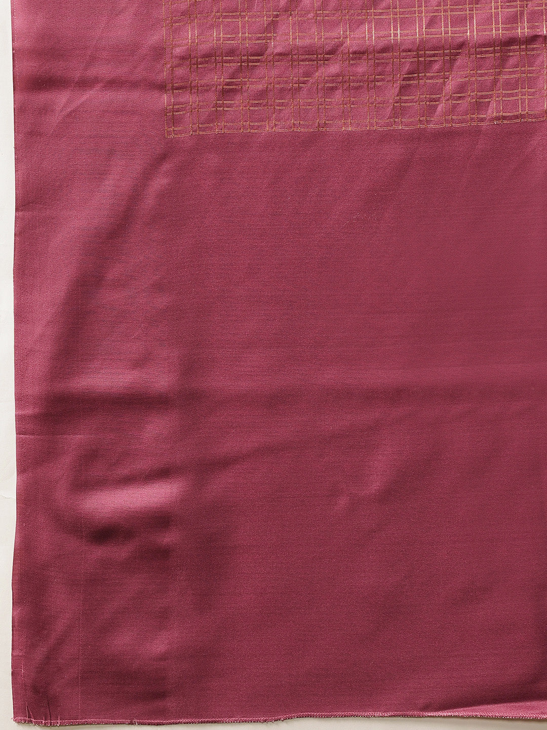 Digital Printed Tussar Silk Solid Checks Work Saree