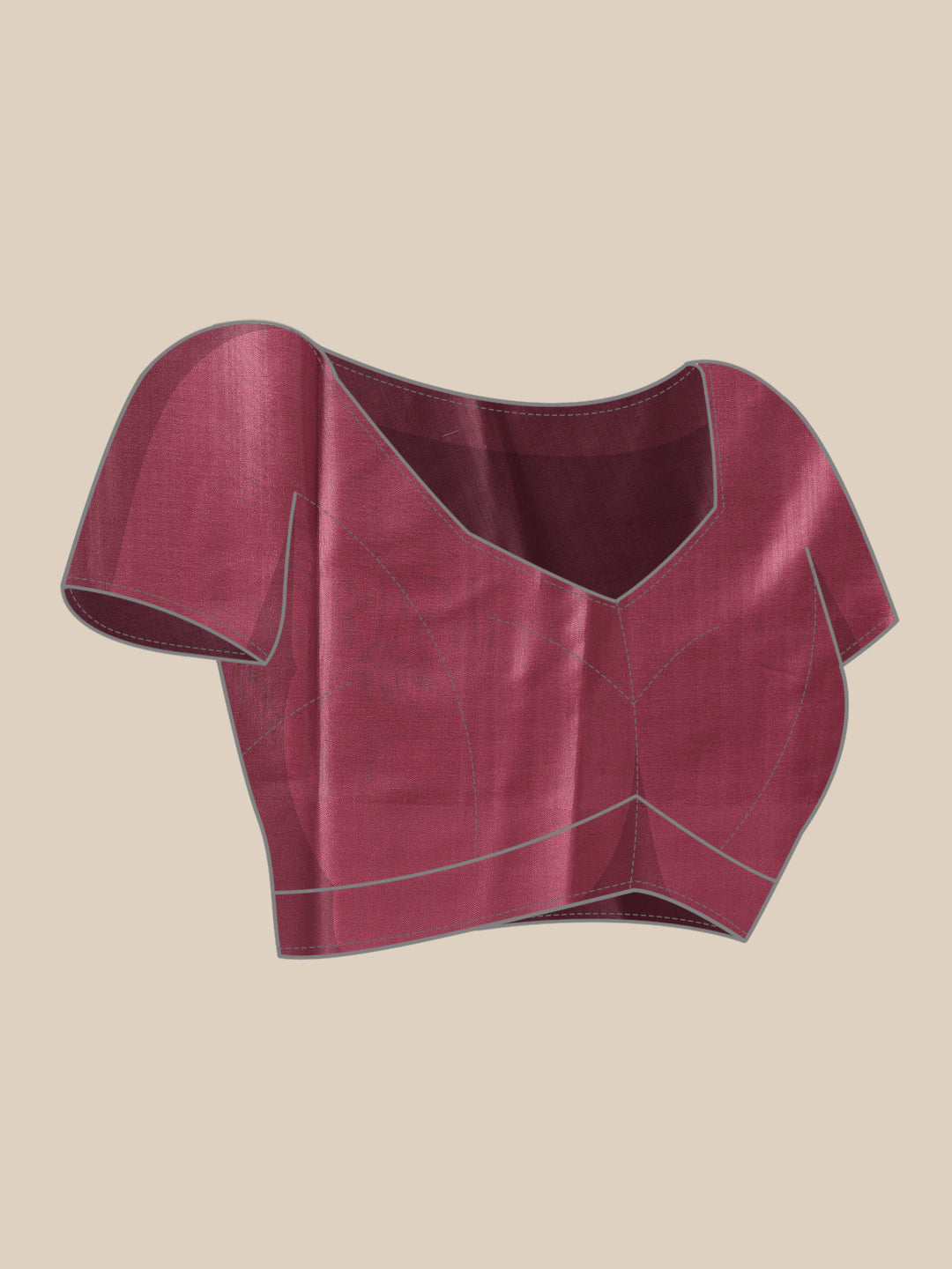Digital Printed Tussar Silk Solid Checks Work Saree