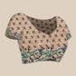 Tussar Silk Checks Work Saree With Figure Prints Border
