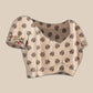 Tussar Silk Checks Work Saree With Figure Prints Border