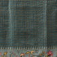 Tussar Silk Checks Work Saree With Figure Prints Border