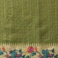 Tussar Silk Checks Work Saree With Figure Prints Border