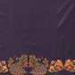 Kalamkari Printed Art Silk Festive Saree With Unstitched Blouse Piece