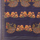 Kalamkari Printed Art Silk Festive Saree With Unstitched Blouse Piece