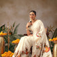 Digital Printed Festive Collection Mayli Tanjore Art Inspired Saree