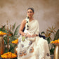 Digital Printed Festive Collection Mayli Tanjore Art Inspired Saree